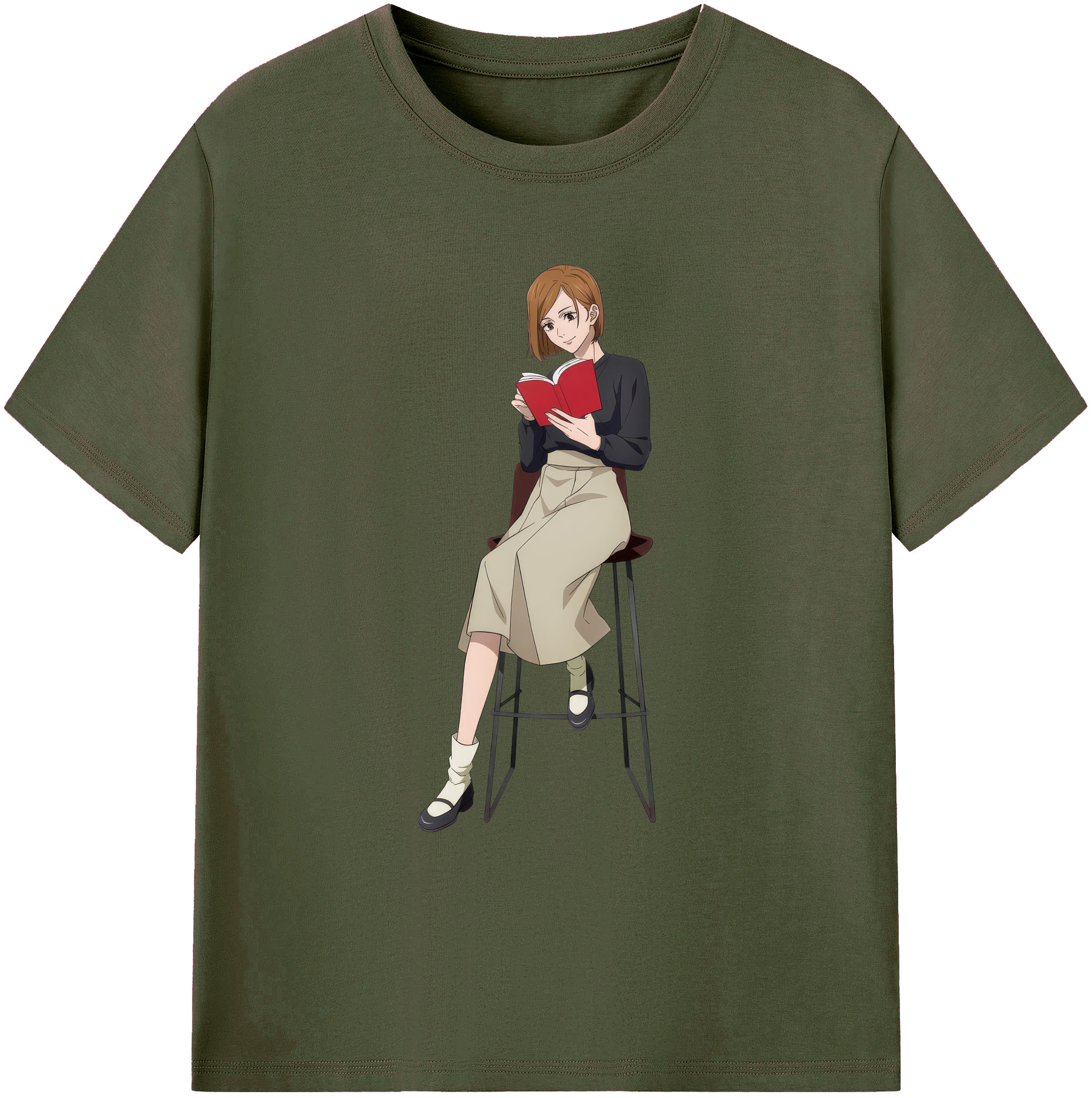 （画像用） 呪術廻戦 Jujutsu Kaisen 綿100％ メンズ半袖Tシャツ｜肌触りやわらか＆通気性